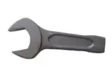 Steel open end striking wrench